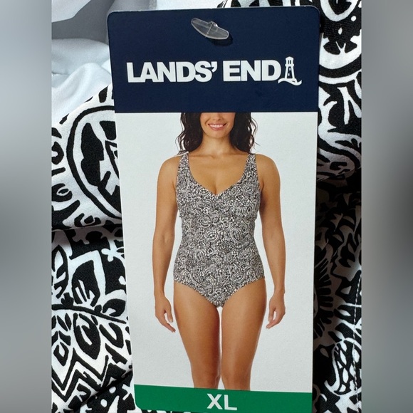 Lands End Grecian Style Swimsuit - Picture 7 of 10